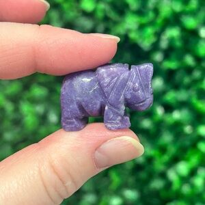 ONE Mini Lepidolite Elephant